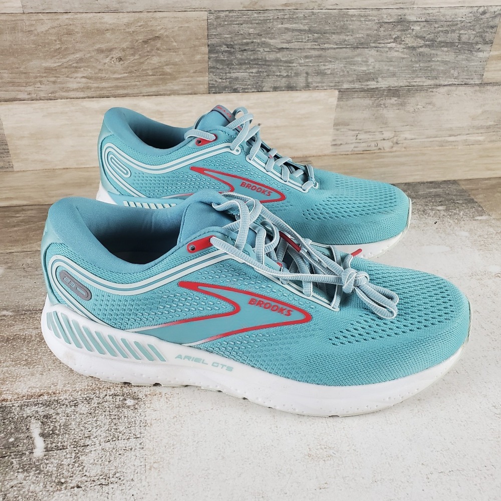 Brooks Ariel GTS 23 Womens Shoes Sz 10.5 B Athletic Blue Mesh Lace Up Sneakers